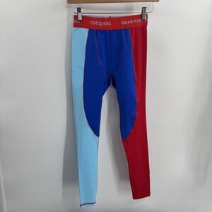Cotopaxi Pants Mens S Unisex Blue Red Haraka BaselayerColorblock Legging Running